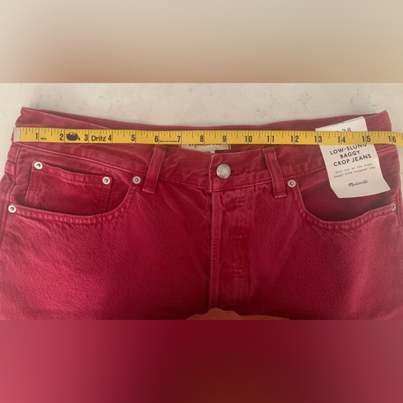 Madewell Low-Slung Baggy Crop NWT - SZ /28 - Picture 15 of 17